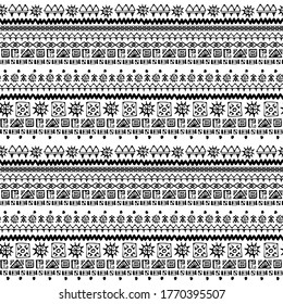Ethnic seamless pattern. Tribal background. Geometric print. Fabric design, wallpaper
