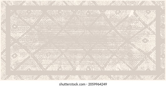 
Patrón étnico sin fisuras. Fondo tribal. Impresión geométrica vintage. Diseño de tejidos, papel de pared, cubierta de corredor, pañuelo, alfombra, diseño de impresión digital 