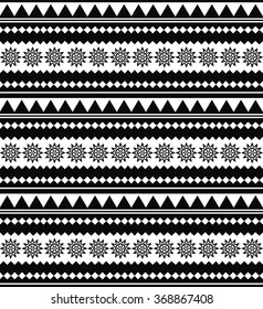 Ethnic seamless pattern. Tribal background. Vector illustration.