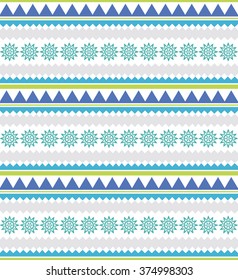 Ethnic seamless pattern. Tribal background. Vector illustration.