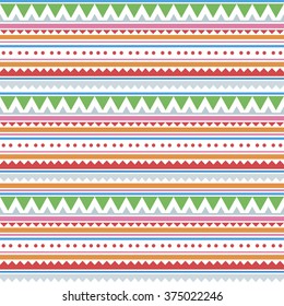 Ethnic seamless pattern. Tribal background. Vector illustration.