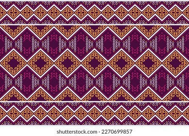 Ethnic seamless pattern tribal cross Geometric Traditional ethnic oriental design for the background. Folk embroidery, Indian, Scandinavian, Gypsy, Mexican, African rug, carpet.