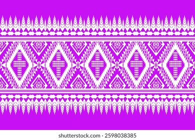 Ethnic seamless pattern in tribal.  geometric pattern ethnic ornament print. style. Design for background, carpet,wallpaper,clothing,fabric,Vector,illustration.