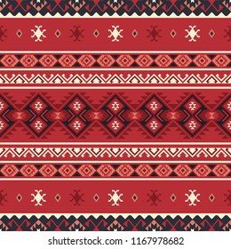 Ethnic seamless pattern. Tribal kilim. Can be used as wall and floor carpets, bedspreads, tablecloths, rug, as an element of decor, etc.