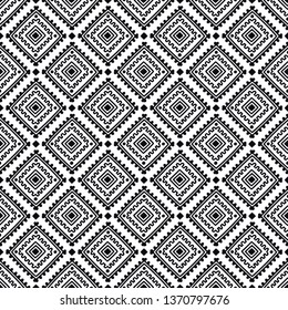 Ethnic seamless pattern. Tribal line print in african, mexican, american, indian style. Geometric boho background. Ethnic and tribal motifs can be used in fabric design.