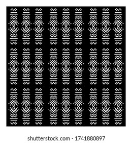 Ethnic Seamless Pattern Tribal Motif.With hand drawn and hipster style.