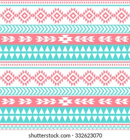 Ethnic seamless pattern. Tribal seamless texture. Aztec tribal seamless pattern.
