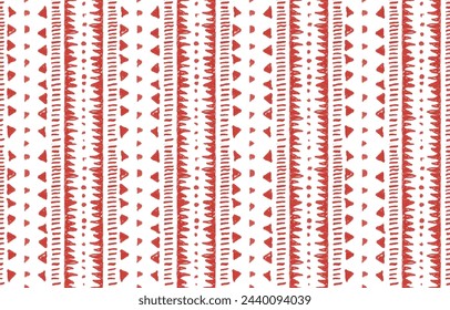 Ethnic seamless pattern in tribal.Geometric design background texture in native American, Mexican, African, Aboriginal style.Aztec geometric folk culture art background.Boho abstract design for decor.
