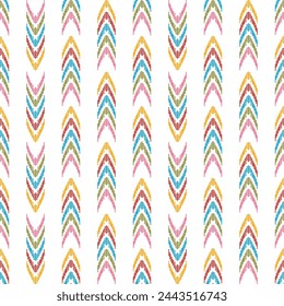 Ethnic seamless pattern in tribal.Geometric design background texture in native American, Mexican, African, Aboriginal style.Aztec geometric folk culture art background.Boho abstract design for decor.