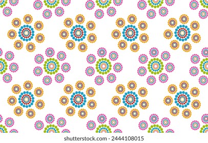 Ethnic seamless pattern in tribal.Geometric design background texture in native American, Mexican, African, Aboriginal style.Aztec geometric folk culture art background.Boho abstract design for deco.
