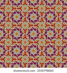 Ethnic seamless pattern Vector tribal background