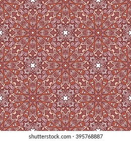 Ethnic seamless pattern. Vector tribal background. Aztec and indian style, vintage print.