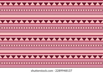 Ethnic seamless pattern woven ikat fabric design