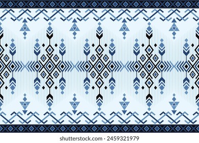 Ethnic seamless patterns. Aztec geometric backgrounds. Stylish navajo design for fabric textile carpet wallpaper.