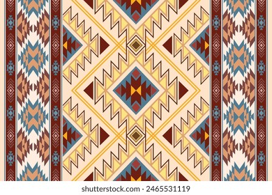 Patrones étnicos sin fisuras. Fondos geométricos aztecas. Diseño navajo elegante para el Fondo de pantalla de alfombra textil de tela.