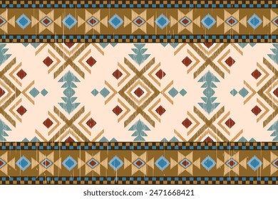 Ethnic seamless patterns. Aztec geometric backgrounds. Stylish navajo design for fabric textile carpet wallpaper.