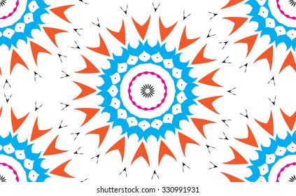Ethnic seamless patterns. Aztec geometric backgrounds. Stylish navajo fabric. Modern abstract wallpaper. Vector illustration.