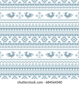 Ethnic seamless patterns, background in folk style. Ukrainian ornament. Vector illustration. Wallpaper, print packaging, textiles.