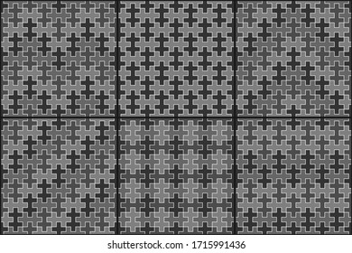 Ethnic seamless patterns collection. Mosaic tiles set. Folk wallpapers. Tribal ornaments. Geometric backdrops. Ethnical motif. Abstract backgrounds. Surface textures, textile prints. Vector images