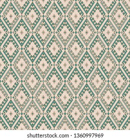 Ethnic seamless patterns vector.