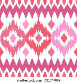 Patrón rosa transparente étnico. Impresión textil abstracta boho. Papel pintado geométrico romántico.