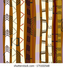 Ethnic seamless striped texture