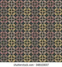 Ethnic seamless vector pattern can be used for graphic design, textile design or web design.
