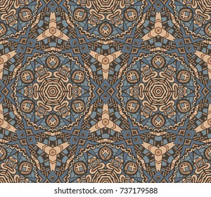 ethnic seamless vintage luxury ornamental vector pattern