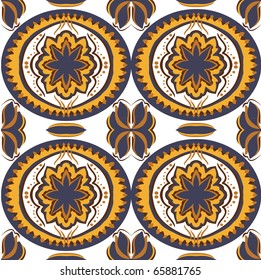Ethnic seamless wallpaper
