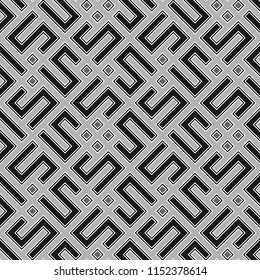Ethnic signs pattern. Ancient embroidery ornament. Mosaic motif. Tribal wallpaper. Repated symbols background. Digital paper, textile print, surface texture, web design. Seamless abstract artwork
