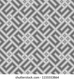Ethnic signs pattern. Ancient embroidery ornament. Mosaic motif. Tribal wallpaper. Repated symbols background. Digital paper, textile print, surface texture, web design, artwork. Seamless abstract. 