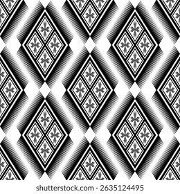 Ethnic South Western decor style. Boho geometric ornament.