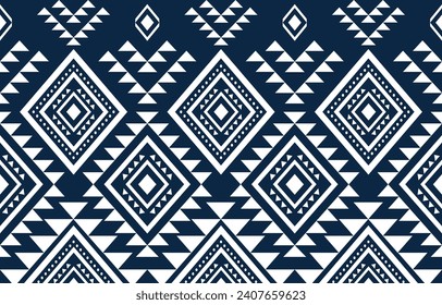 Ethnic southwest tribal navajo ornamental seamless pattern fabric colorful design for textile printing