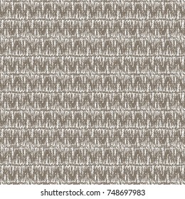 Ethnic striped rug with geometric pattern. Monochrome. Abstract vector.