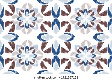 Ethnic style background textile seamless pattern