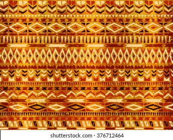 Ethnic style background. Tribal boho summer background. Kente. Dashiki. African style. Aztec doodle texture. Folk. Boho. Ethnic. African culture. Ancient. Tribe. Abstract wallpaper.