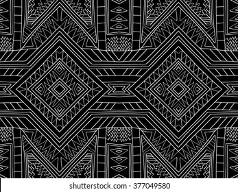 Ethnic style background. Tribal pattern. Bohostyle. Kente. Dashiki. African style. Aztec doodle seamless texture. Folk. Boho. Ethnic. Kente fabric. African culture. Fabric design. Brazilian. Mexican.