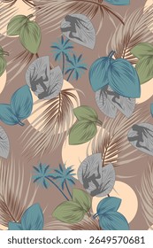 Ethnic style, floral, colorful fabric patterns. Textile illustration, fashion design suitable for printing, wallpaper, decoration, web and cover.
