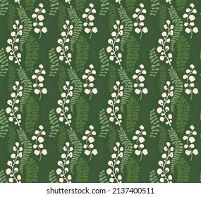 Ethnic style floral colorful seamless pattern. Can be printed and used as wrapping paper, wallpaper, textile, fabric. Ethnic embroidery. Indian, Scandinavian, Gypsy, Mexican, Ukrainian pattern.