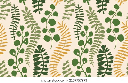 Ethnic style floral colorful seamless pattern. Can be printed and used as wrapping paper, wallpaper, textile, fabric. Ethnic embroidery. Indian, Scandinavian, Gypsy, Mexican, Ukrainian pattern.