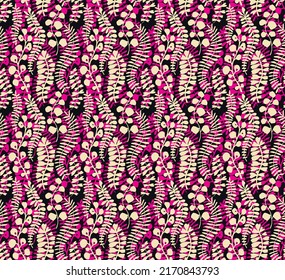 Ethnic style floral colorful seamless pattern. Can be printed and used as wrapping paper, wallpaper, textile, fabric. Ethnic embroidery. Indian, Scandinavian, Gypsy, Mexican,Ukrainian pattern.