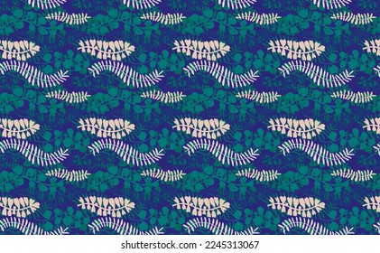 Ethnic style floral colorful seamless pattern. Can be printed and used as wrapping paper, wallpaper, textile, fabric. Ethnic embroidery. Indian, Scandinavian, Gypsy, Mexican, Ukrainian pattern.
