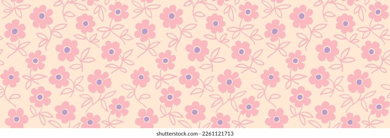 Ethnic style floral colorful seamless pattern. Can be printed and used as wrapping paper, wallpaper, textile, fabric. Ethnic embroidery. Indian, Scandinavian, Gypsy, Mexican. Ukrainian pattern.