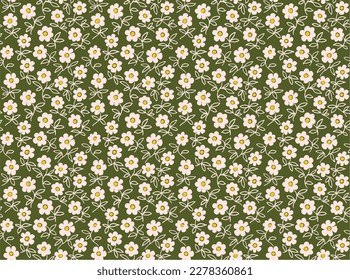Ethnic style floral colorful seamless pattern. Can be printed and used as wrapping paper, wallpaper, textile, fabric. Ethnic embroidery. Indian, Scandinavian, Gypsy, Mexican. Ukrainian pattern.
