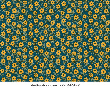 Ethnic style floral colorful seamless pattern. Can be printed and used as wrapping paper, wallpaper, textile, fabric. Ethnic embroidery. Indian, Scandinavian, Gypsy, Mexican. Ukrainian pattern.