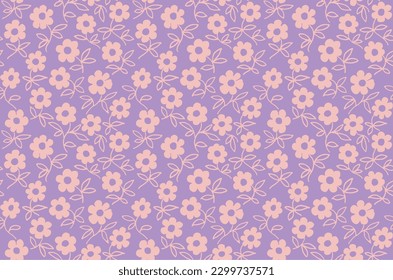 Ethnic style floral colorful seamless pattern. Can be printed and used as wrapping paper, wallpaper, textile, fabric. Ethnic embroidery. Indian, Scandinavian, Gypsy, Mexican. Ukrainian pattern.