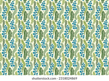 Ethnic style floral colorful seamless pattern. Can be printed and used as wrapping paper, wallpaper, textile, fabric. Ethnic embroidery. Indian, Scandinavian, Gypsy, Mexican. Ukrainian pattern.