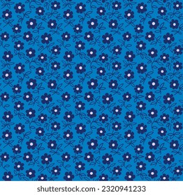 Ethnic style floral colorful seamless pattern. Can be printed and used as wrapping paper, wallpaper, textile, fabric. Ethnic embroidery. Indian, Scandinavian, Gypsy, Mexican, Ukrainian pattern.