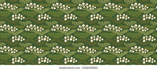 Ethnic style floral colorful seamless pattern. Can be printed and used as wrapping paper, wallpaper, textile, fabric. Ethnic embroidery. Indian, Scandinavian, Gypsy, Mexican, Ukrainian pattern.