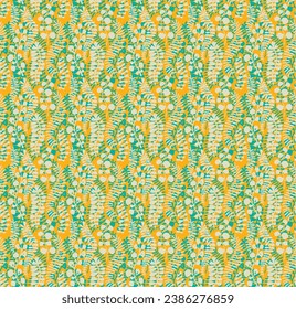 Ethnic style floral colorful seamless pattern. Can be printed and used as wrapping paper, wallpaper, textile, fabric. Ethnic embroidery. Indian, Scandinavian, Gypsy, Mexican,Ukrainian pattern.